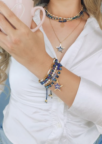 PULSERA SET AZUL NOCHE